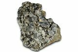 Sparkling Galena, Sphalerite, Pyrite, and Quartz Cluster - Kosovo #358988-2
